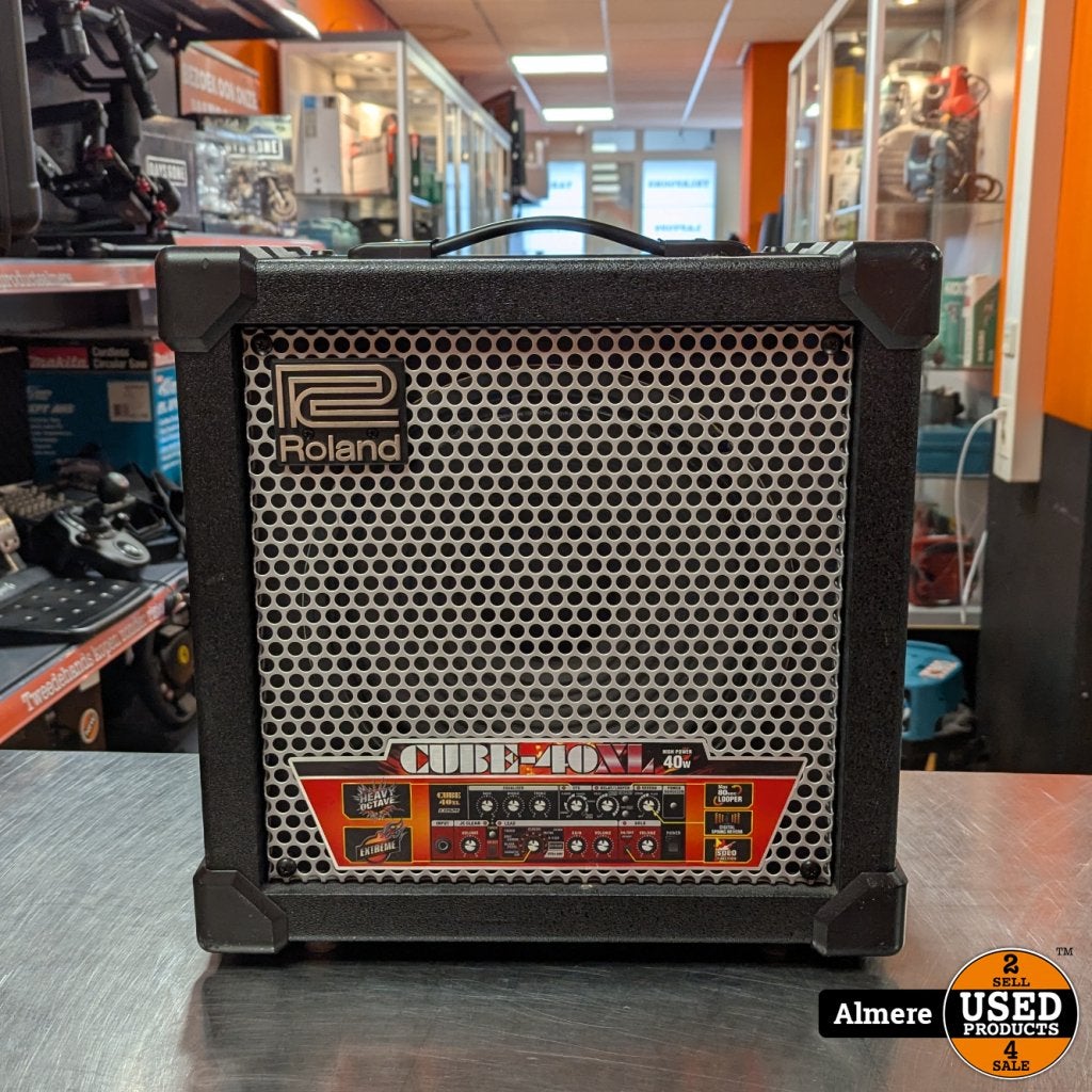HRoland CUBE-40XL gitaarversterker, Roland, Zo goed als nieuw, Support@roland.com, 10910 Culver Blvd
Culver City, CA 90230
USA
