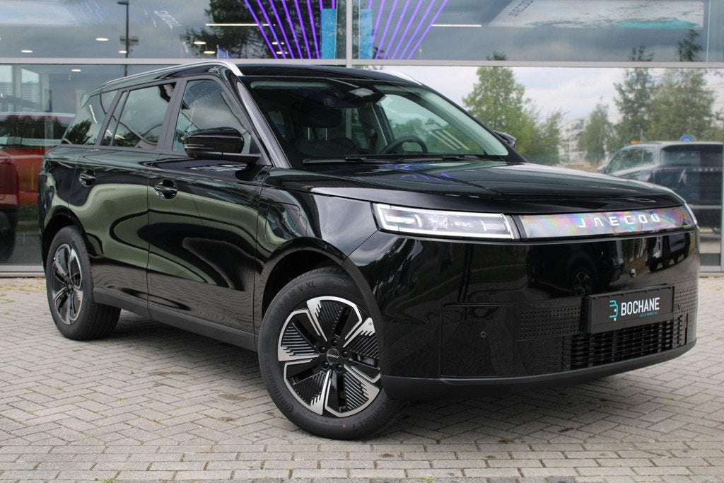 Jaecoo 5 EV Exclusive 61 kWh Carbon Crystal Black, Auto's, Overige Auto's, 402 km, Zwart, 211 pk, SUV of Terreinwagen