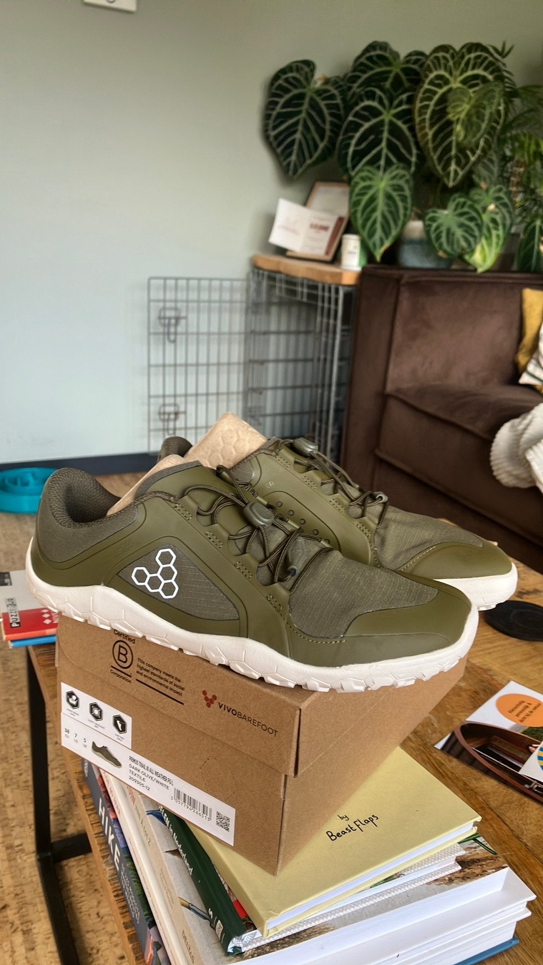 Nieuwe vivobarefoot  all weather maat 38, Nieuw, Ophalen of Verzenden, Sneakers of Gympen, Groen