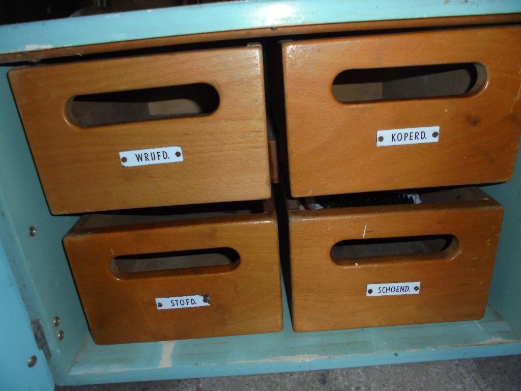 Vintage   poets  kast, Antiek en Kunst, Ophalen