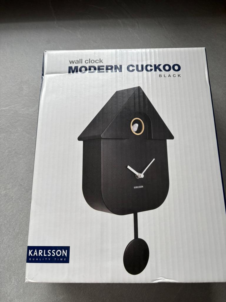 Karlsson koekoeksklok, Huis en Inrichting, Woonaccessoires | Klokken, Ophalen of Verzenden, Nieuw, Analoog, Wandklok