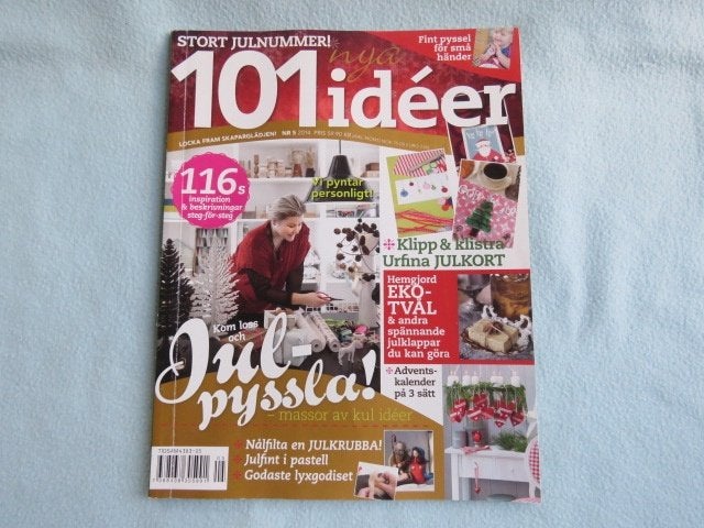 Superleuk Zweeds handwerk- en knutselblad: 101 idéer Kerst, Ophalen of Verzenden, Nieuw