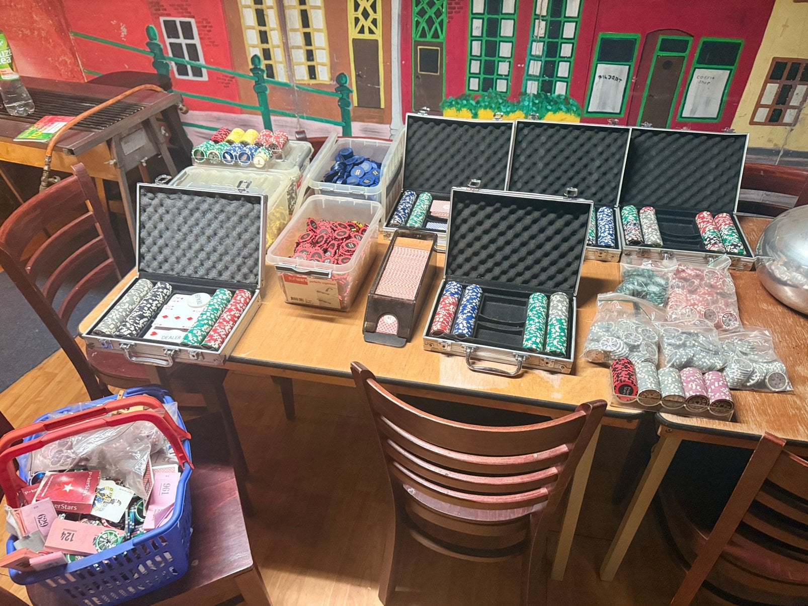 Casino toebehoren, Ophalen, Overige materialen
