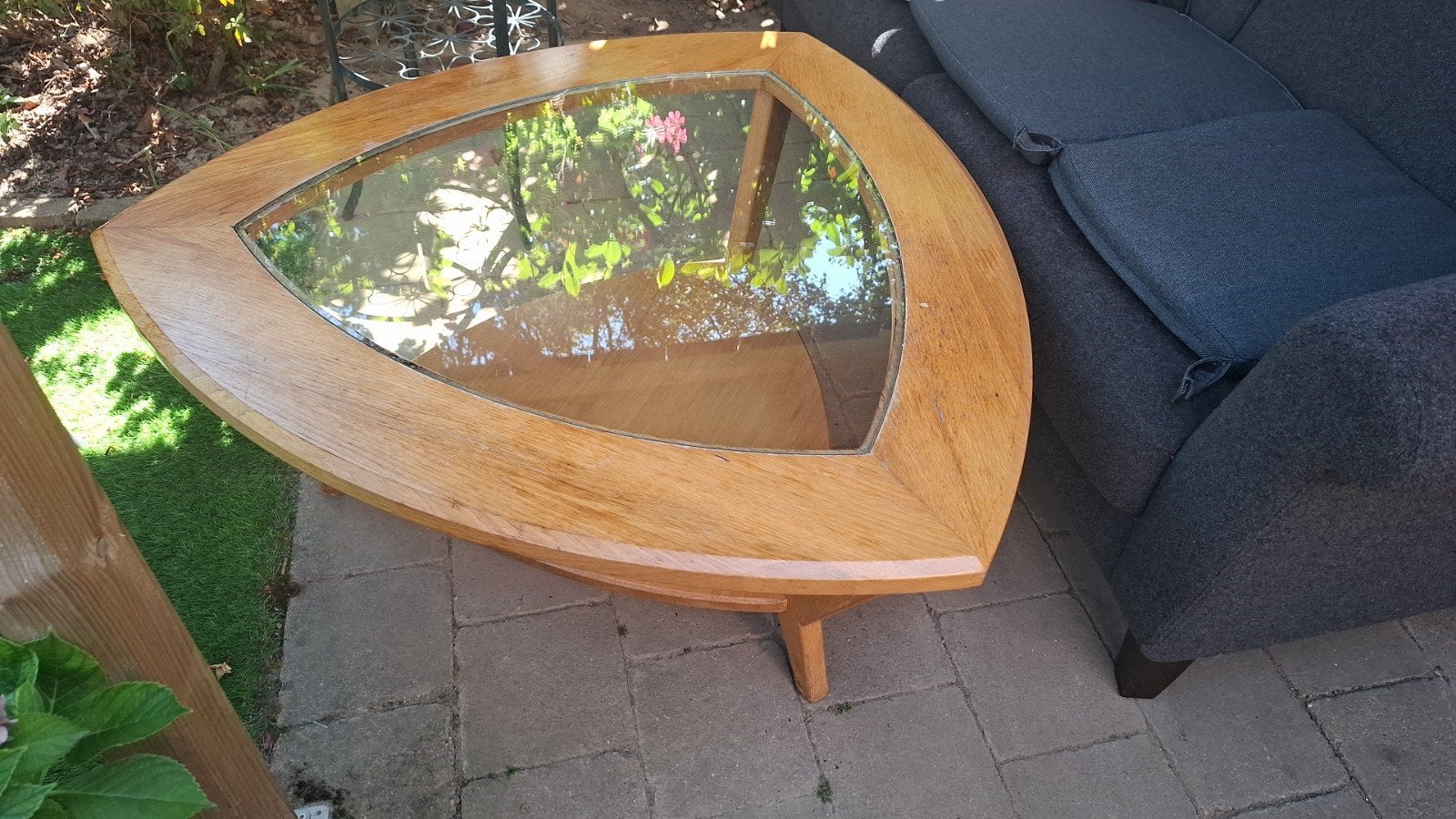 prachtig vintage salontafeltje te koop voor 25 euro, Huis en Inrichting, Tafels | Salontafels, Ophalen of Verzenden