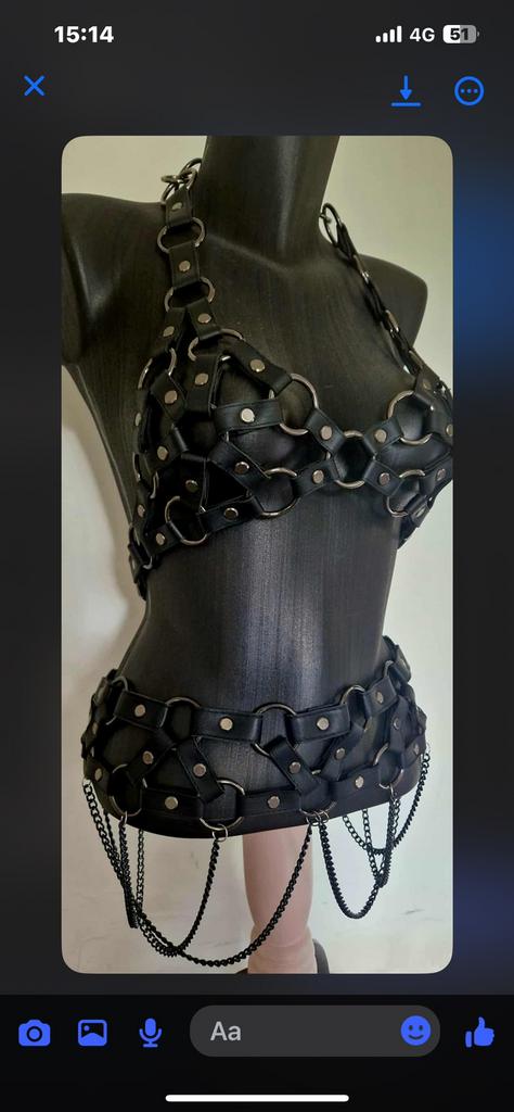 Kinky bitch wasteland koppel set, Nieuw, Ophalen of Verzenden, Ketting, Ketting