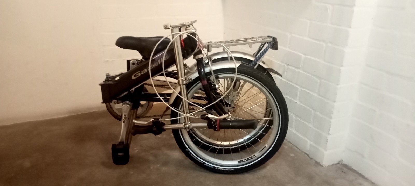 Gazelle Vouwfiets ZGAN, Fietsen en Brommers, Ophalen, 20 inch of meer, Velgrem, Versnellingen