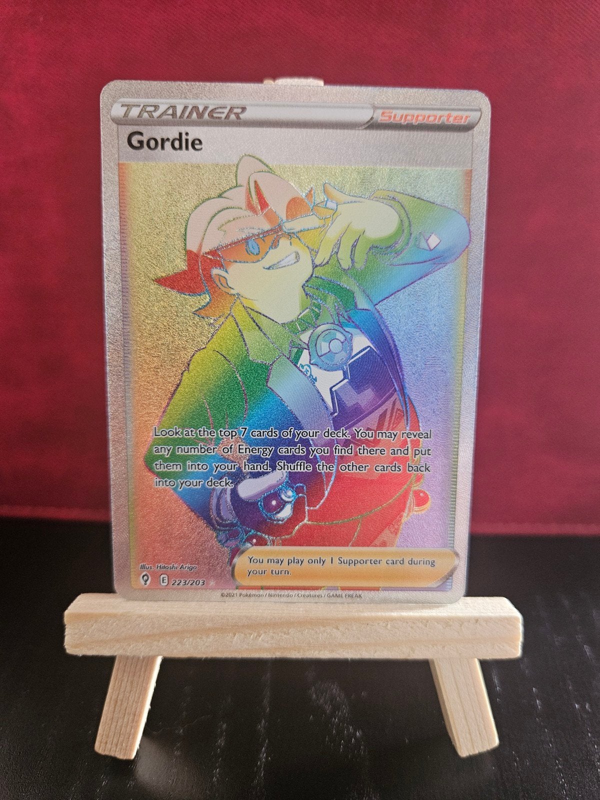 Gordie #223, Ophalen of Verzenden, Zo goed als nieuw, Losse kaart, Foil