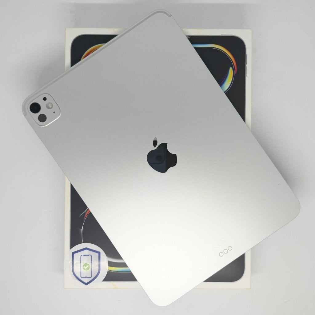 iPad Pro 11 inch M5 256GB zilver /krasvrij /100% batt /garan, Computers en Software, Apple, Zo goed als nieuw, Support@apple.com