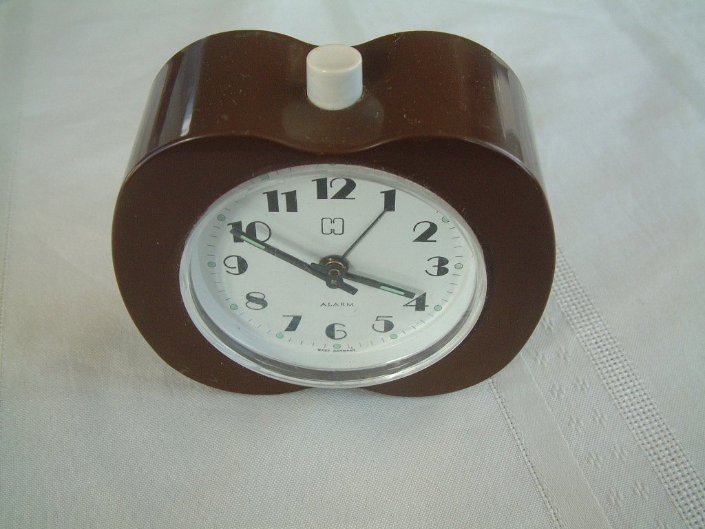 Oude retro wekker Hema, Ophalen of Verzenden, Gebruikt, Analoog