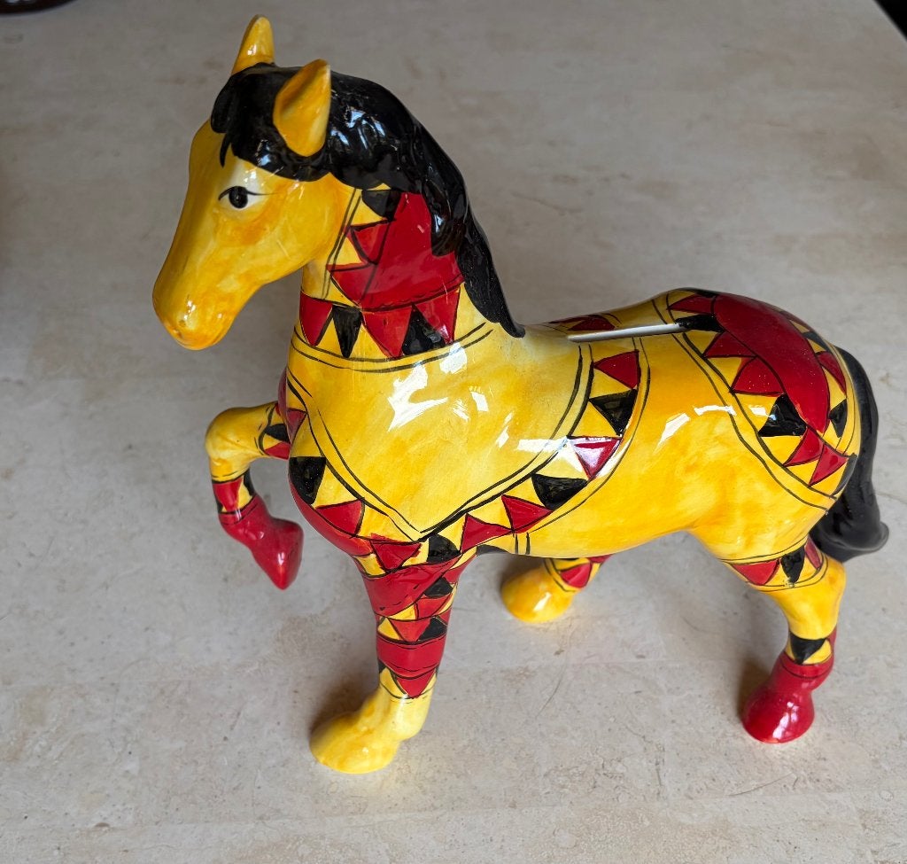 Paardenbeeld spaarpot, Ophalen, Zo goed als nieuw, Dier