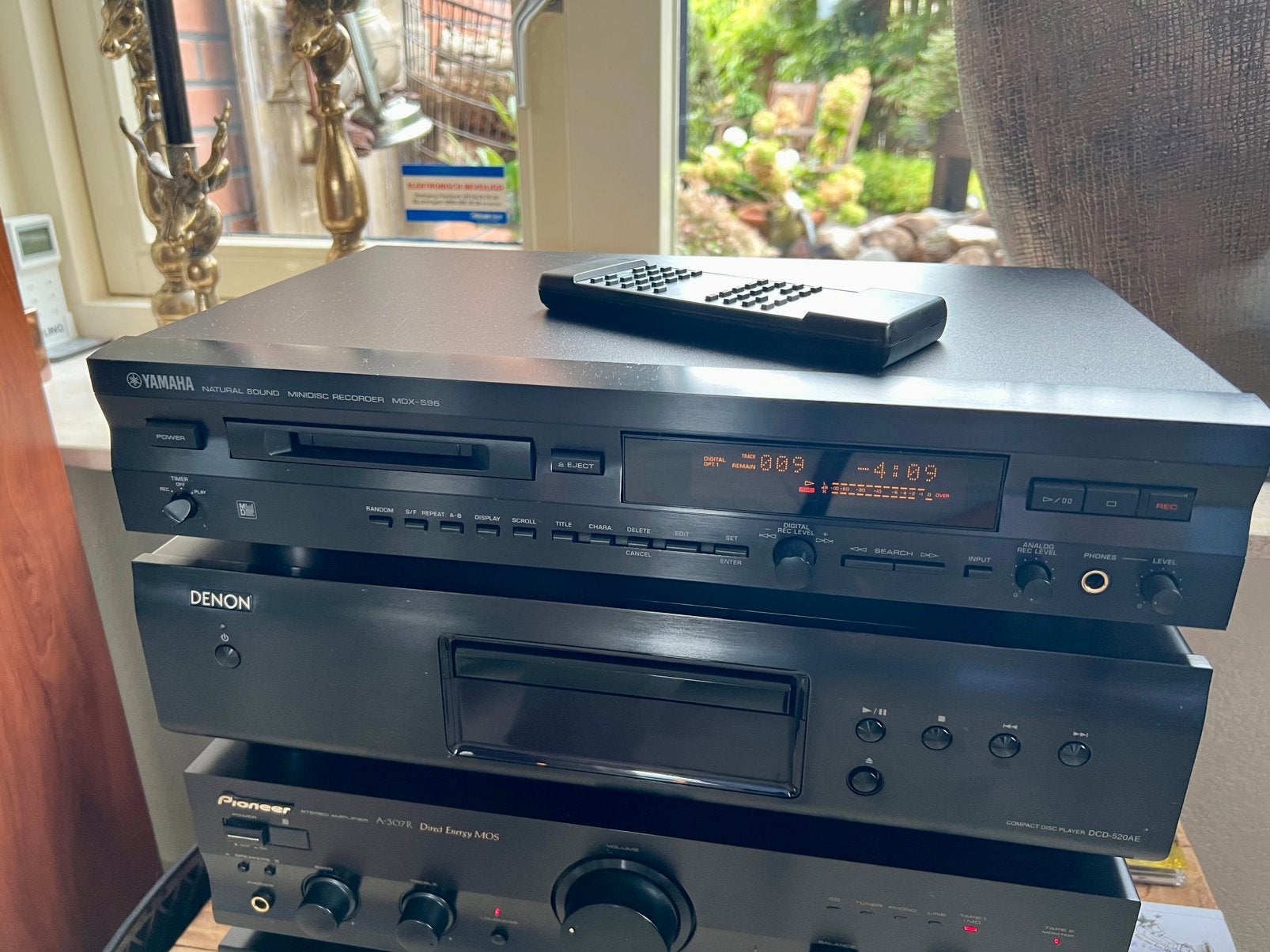 Yamaha minidisc deck MDX-596 (hifi-component), Ophalen, Gebruikt, Overige merken