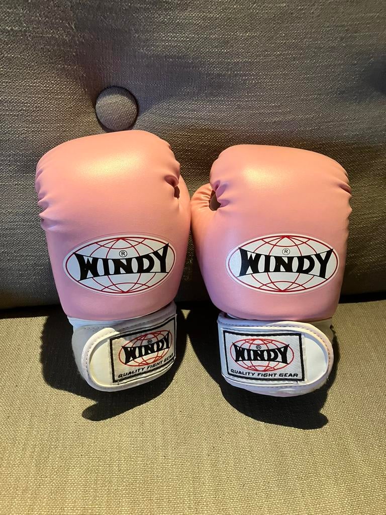 Windy bokshandschoenen boksen handschoenen kind kinderen, Ophalen of Verzenden, Zo goed als nieuw, Bokshandschoenen