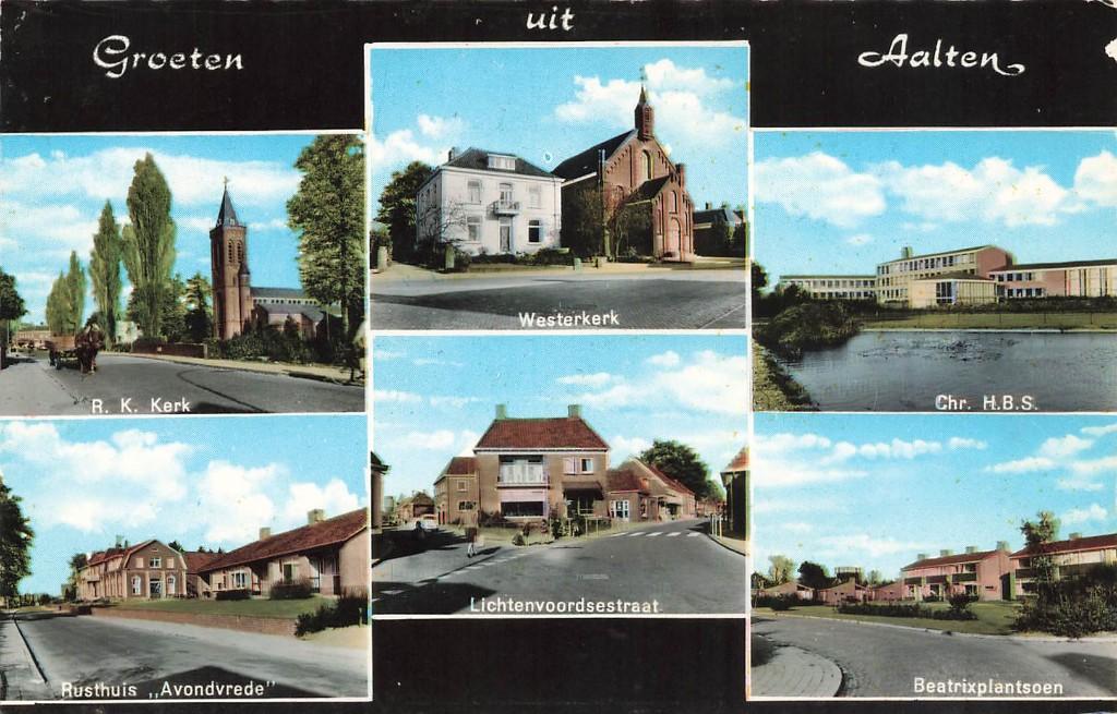 Groeten uit Aalten, Ophalen of Verzenden, 1960 tot 1980, Gelopen, Gelderland