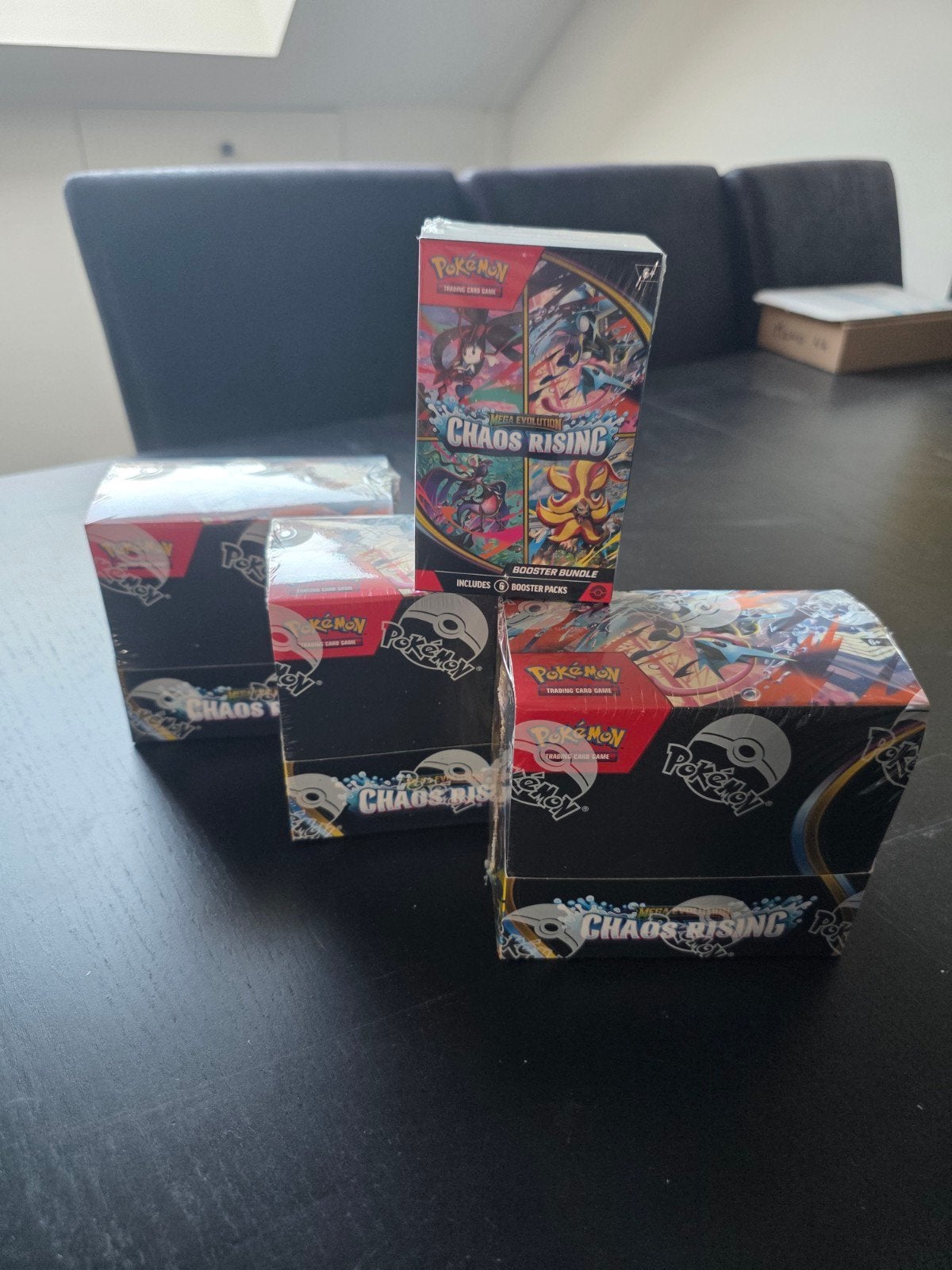 Pokémon Chaos rising 3x BB en 1x booster bundel, Hobby en Vrije tijd, Ophalen of Verzenden, Nieuw, Boosterbox