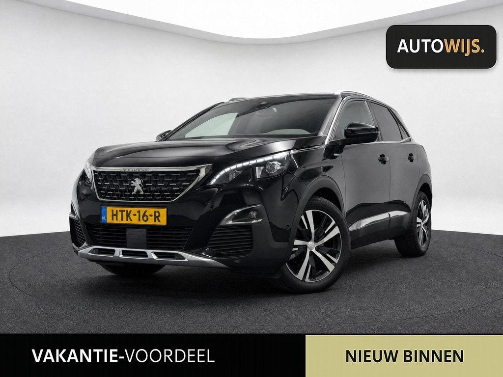 Peugeot 3008 1.2 PureTech GT Line|LED|KEYLESS|ALLURE|360CAM|, Voorwielaandrijving, Gebruikt, 1199 cc, Leder en Stof
