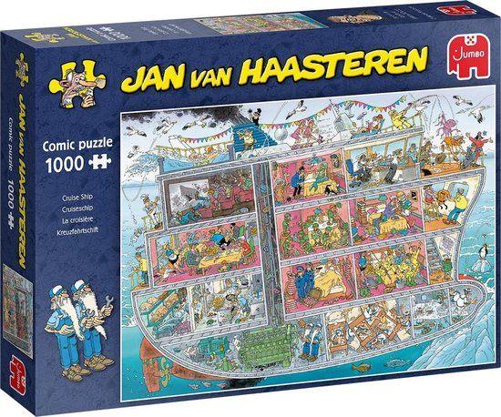 Jan van Haasteren: Cruiseschip 1000 stukjes, Ophalen of Verzenden, 500 t/m 1500 stukjes, Nieuw, Legpuzzel