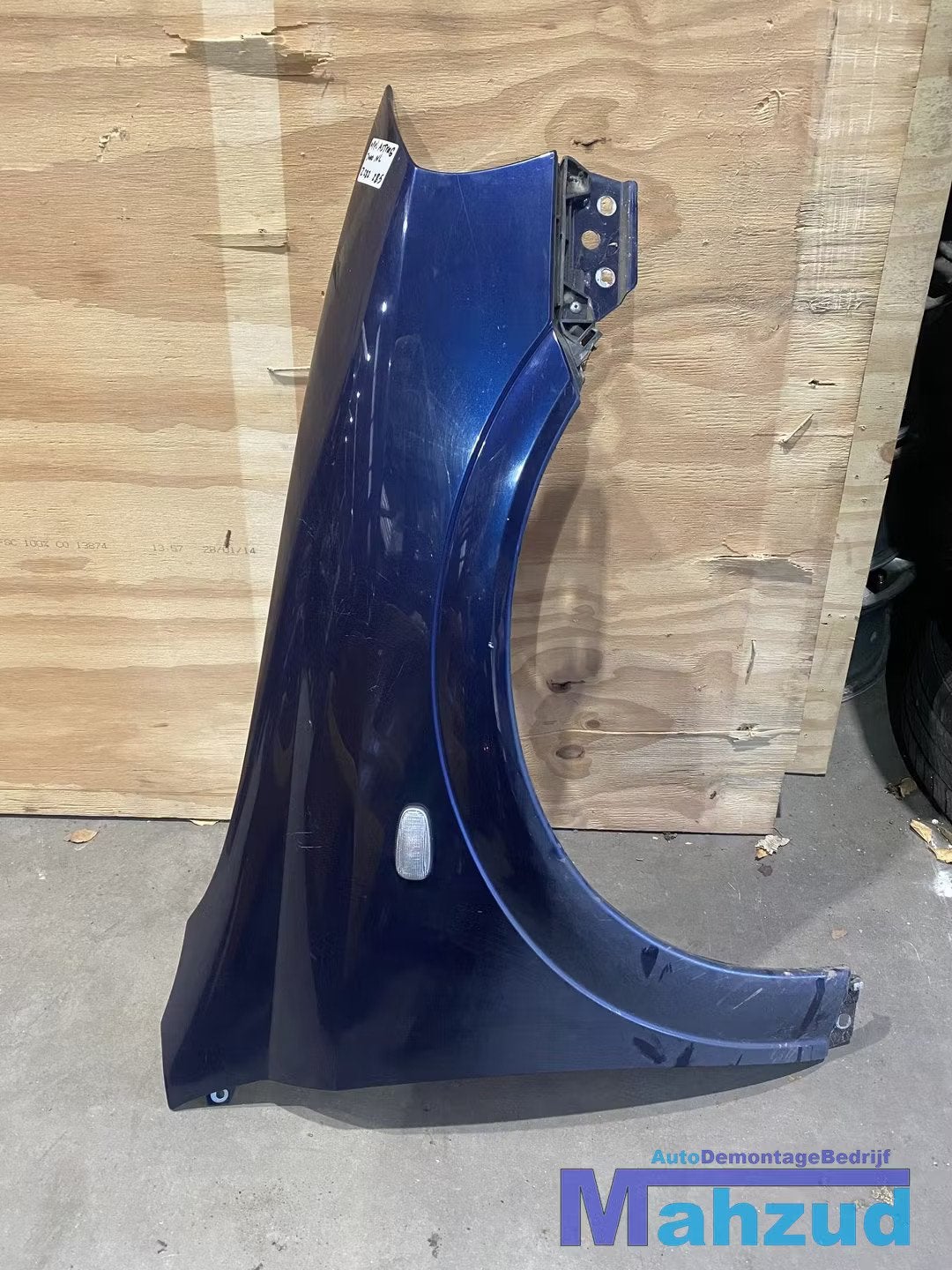 OPEL ASTRA G rechts zijscherm voorscherm scherm blauw Z282, Gebruikt, Opel Automobile GmbH, Ophalen of Verzenden, Kontakt@opel-infoservice.de