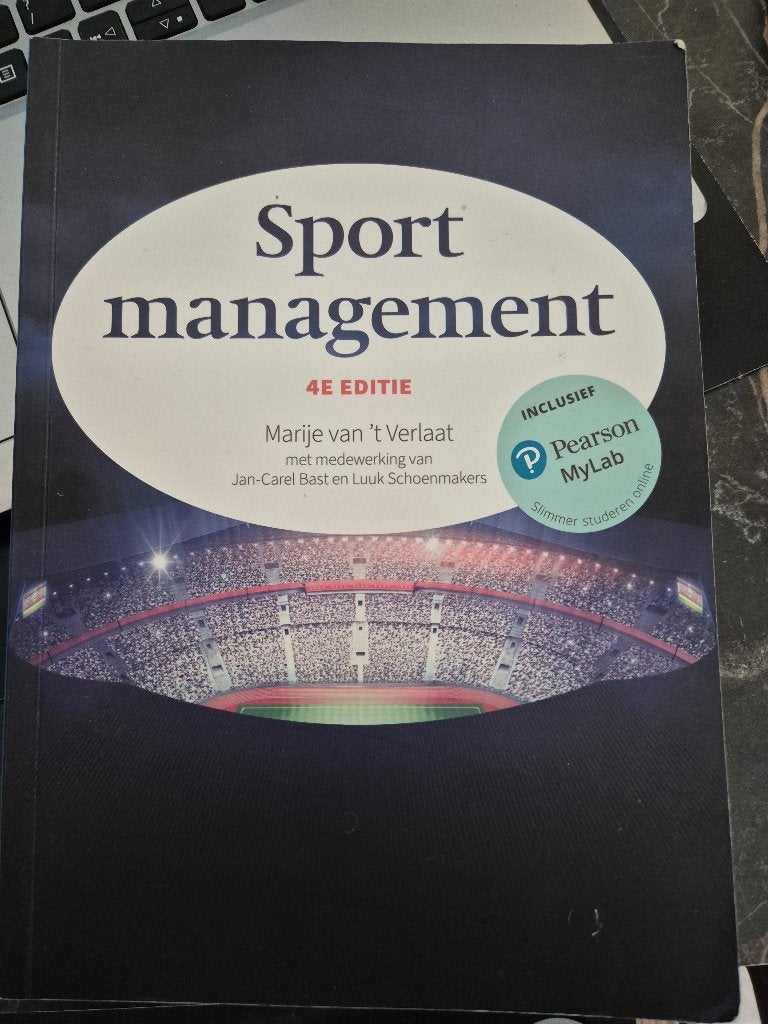 Sport management, Boeken, Ophalen of Verzenden, Beta, Zo goed als nieuw, HBO