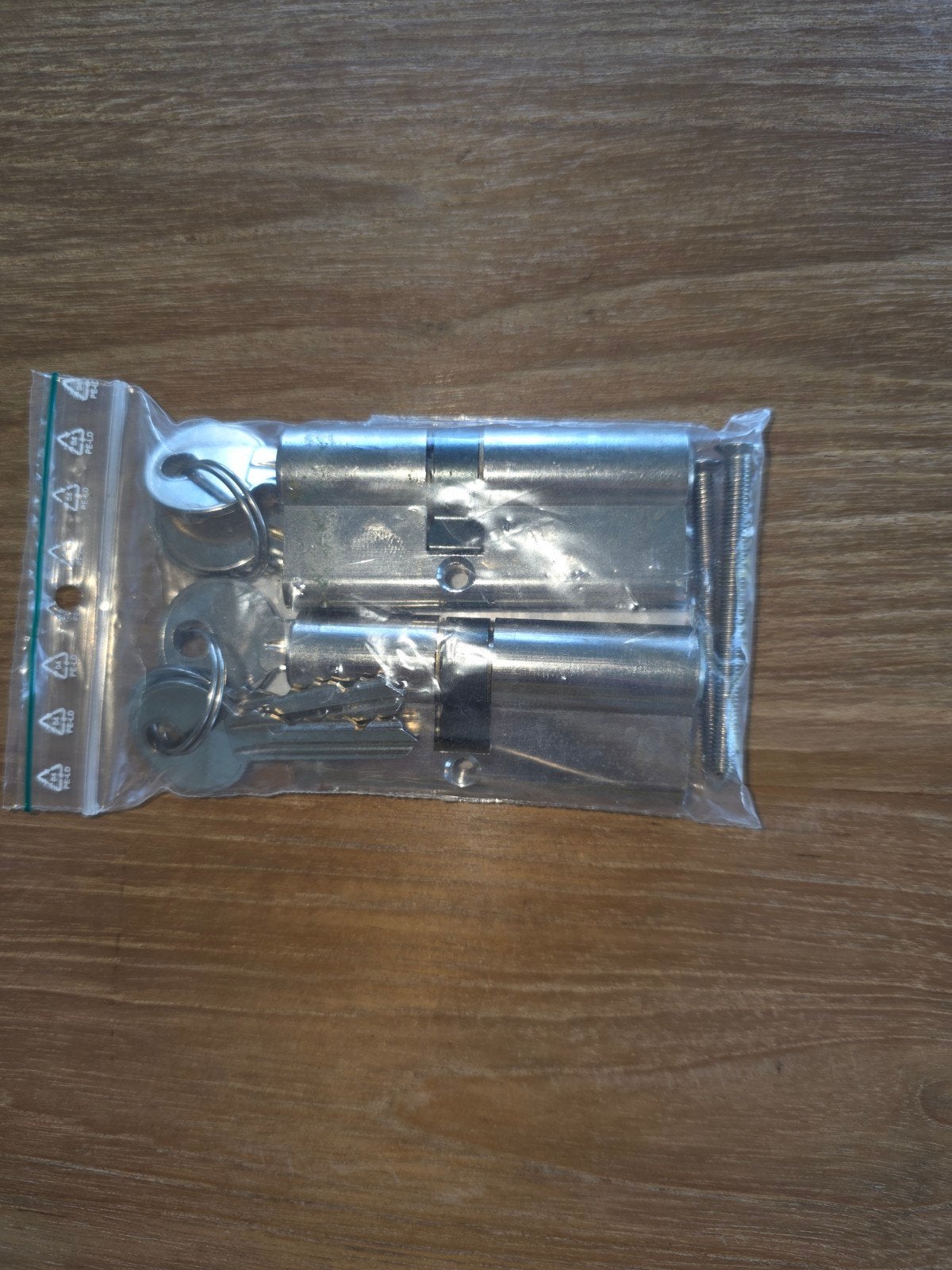 Gebruikte cilindersloten met sleutels (2x 30x40), Ophalen of Verzenden, Gebruikt, Rvs, Slot