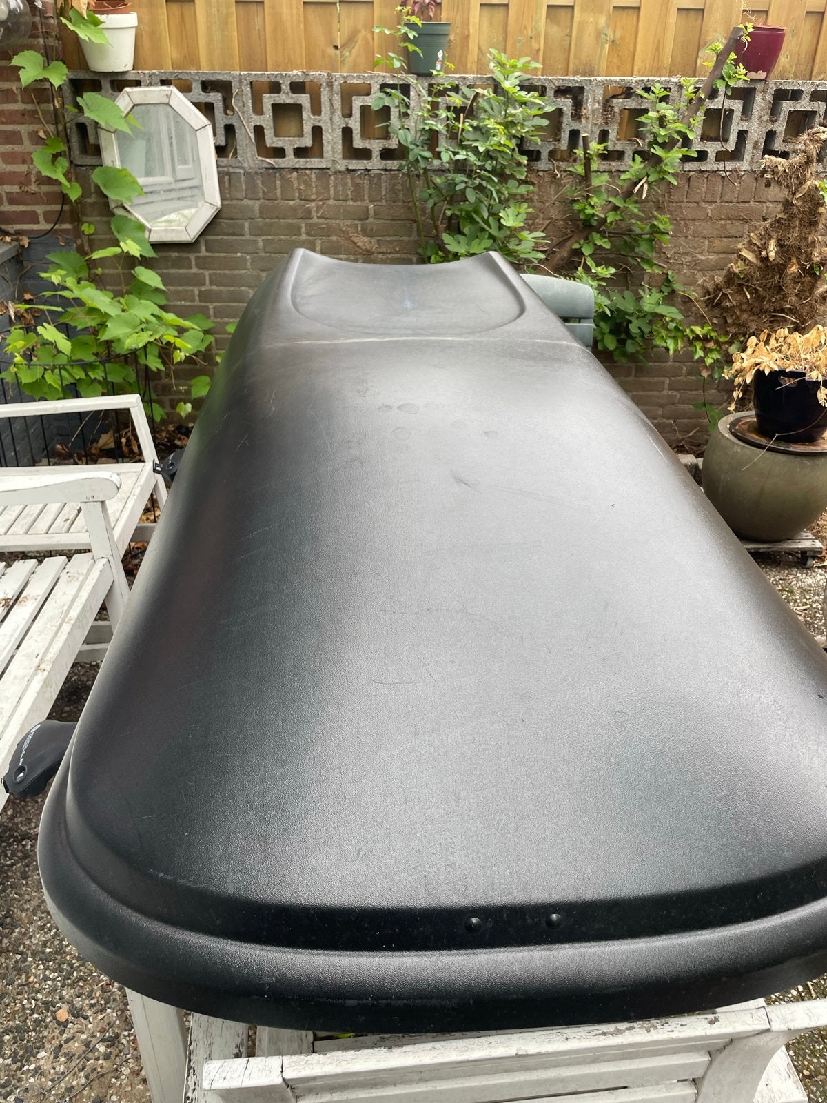 Dakkoffer met dakdragers - Modula Case System, Auto diversen, Dakkoffers, Ophalen, Gebruikt