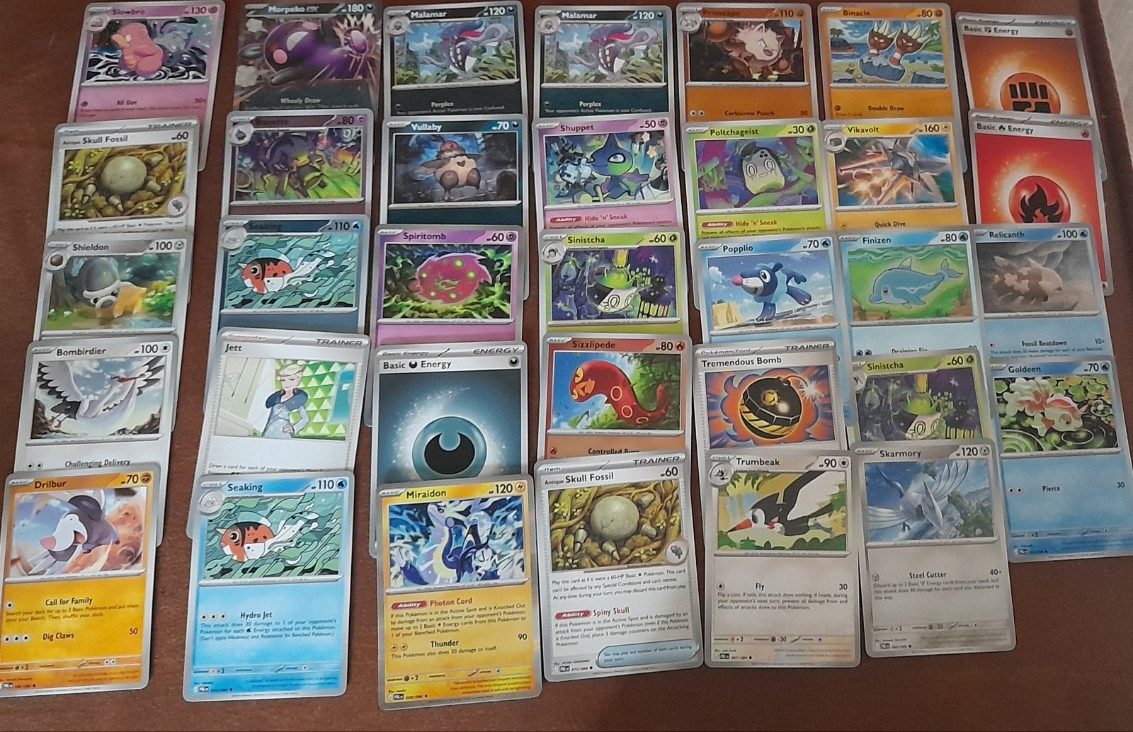 kleine bulk Pokémon kaarten - Diverse types en condities, Ophalen of Verzenden, Nieuw, Meerdere kaarten