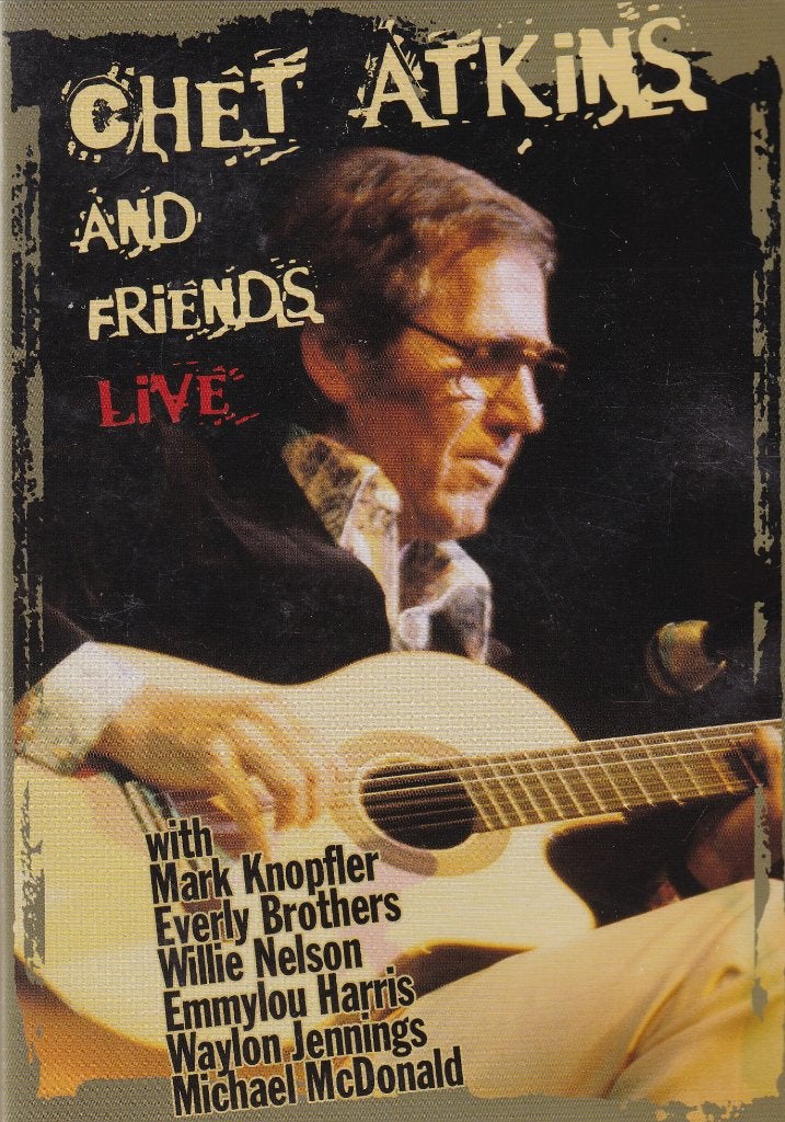 Te koop dvd chet atkins and friends live (with mark knopfler, Alle leeftijden, Ophalen of Verzenden, Zo goed als nieuw, Muziekvideo's