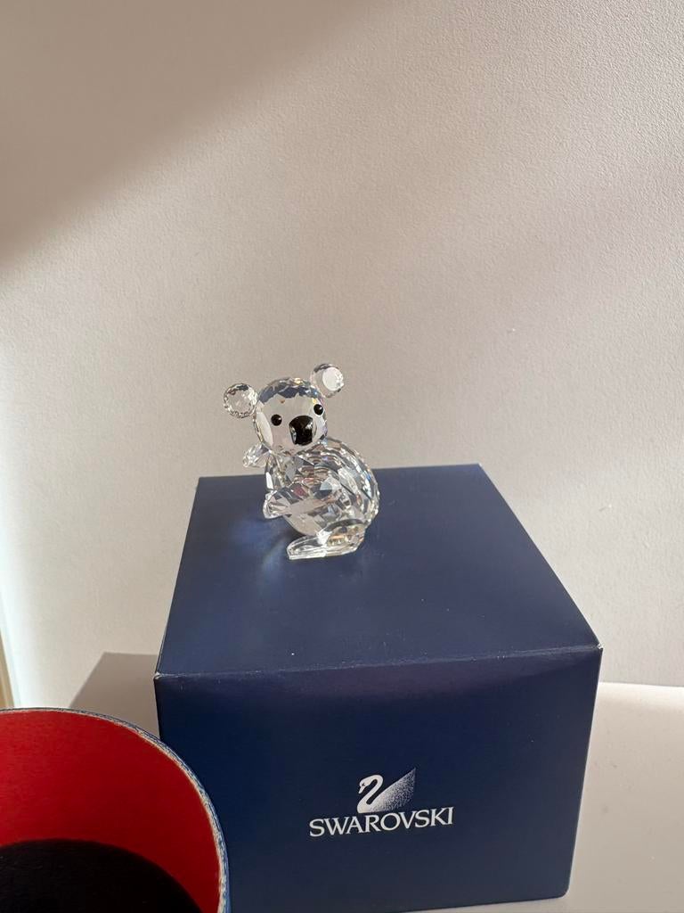Swarovski Koala Kristal Figuur met Originele Doos, Ophalen, Zo goed als nieuw, Figuurtje