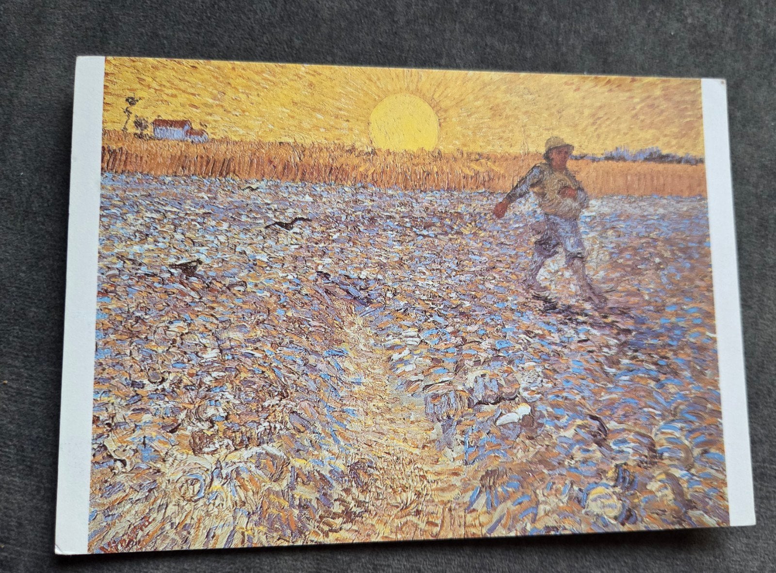 Ansichtkaart Vincent van Gogh - De Zaaier (Gelopen), Verzamelen, Verzenden, 1980 tot heden, Gelopen, Cultuur en Media
