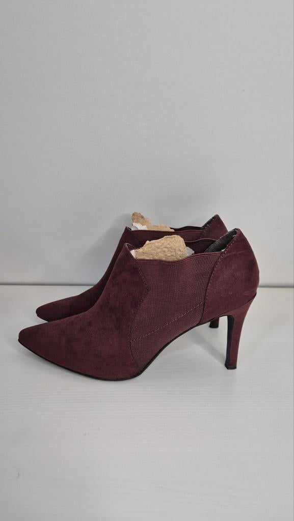 Anna Field Enkellaarsjes Bordeaux Maat 39, Kleding | Dames, Schoenen, Lage of Enkellaarzen, Ophalen of Verzenden, Zo goed als nieuw