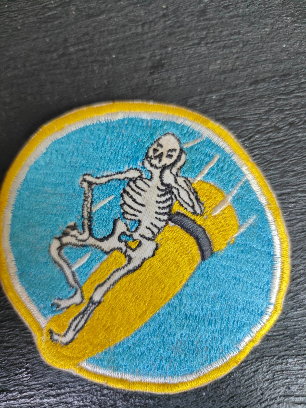 US AIR FORCE 508th FIGHTER SQUADRON - 404th FIGHTER GROUP PA, Ophalen of Verzenden, Luchtmacht, Amerika, Embleem of Badge