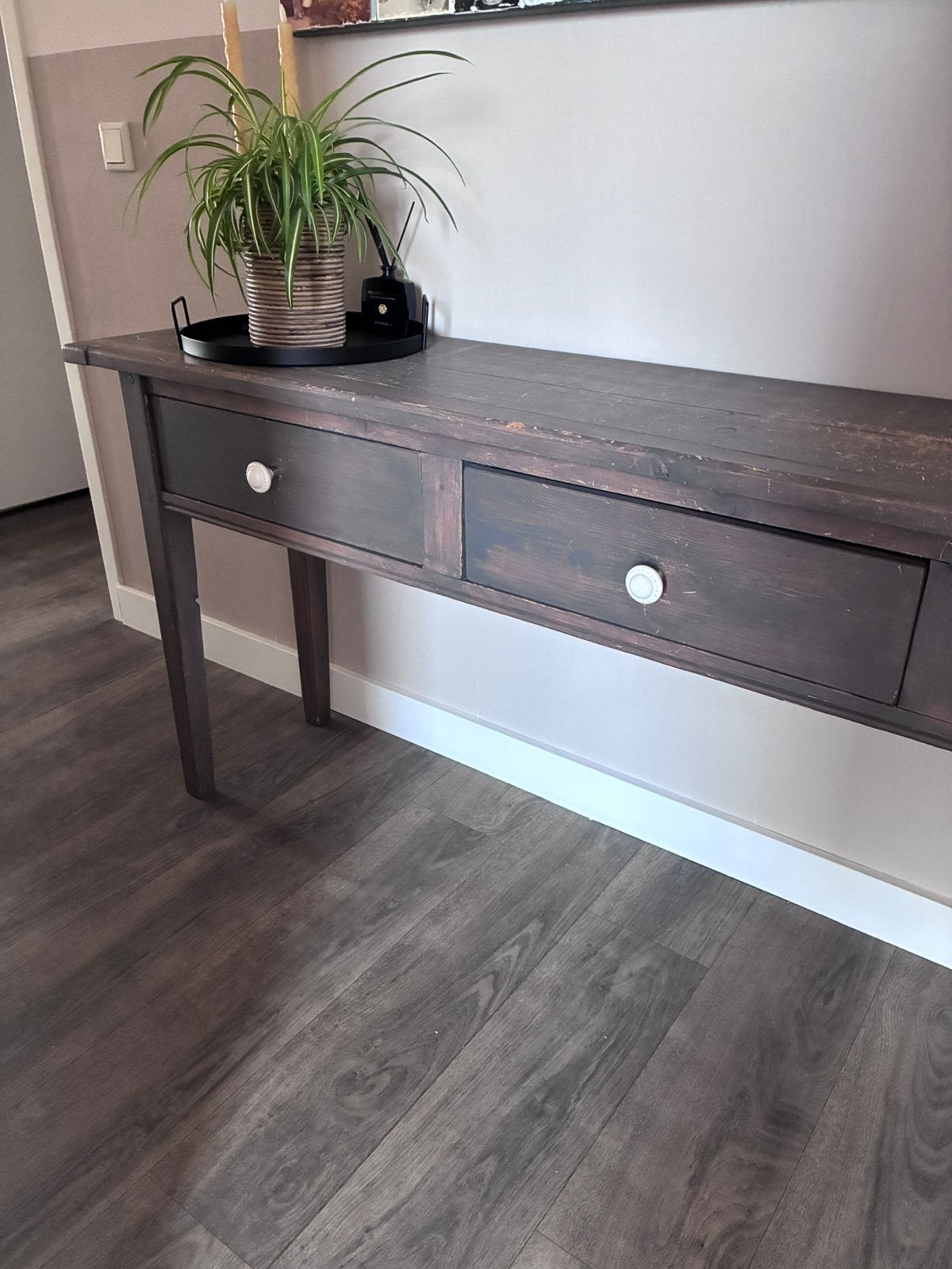 Leuke sidetable, Huis en Inrichting, Ophalen, Gebruikt, 150 tot 200 cm, Grenenhout