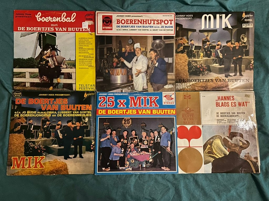 10 LP's Boertjes van Buuten (ook per stuk te koop), LP, Gebruikt, Ophalen of Verzenden, Levenslied of Smartlap