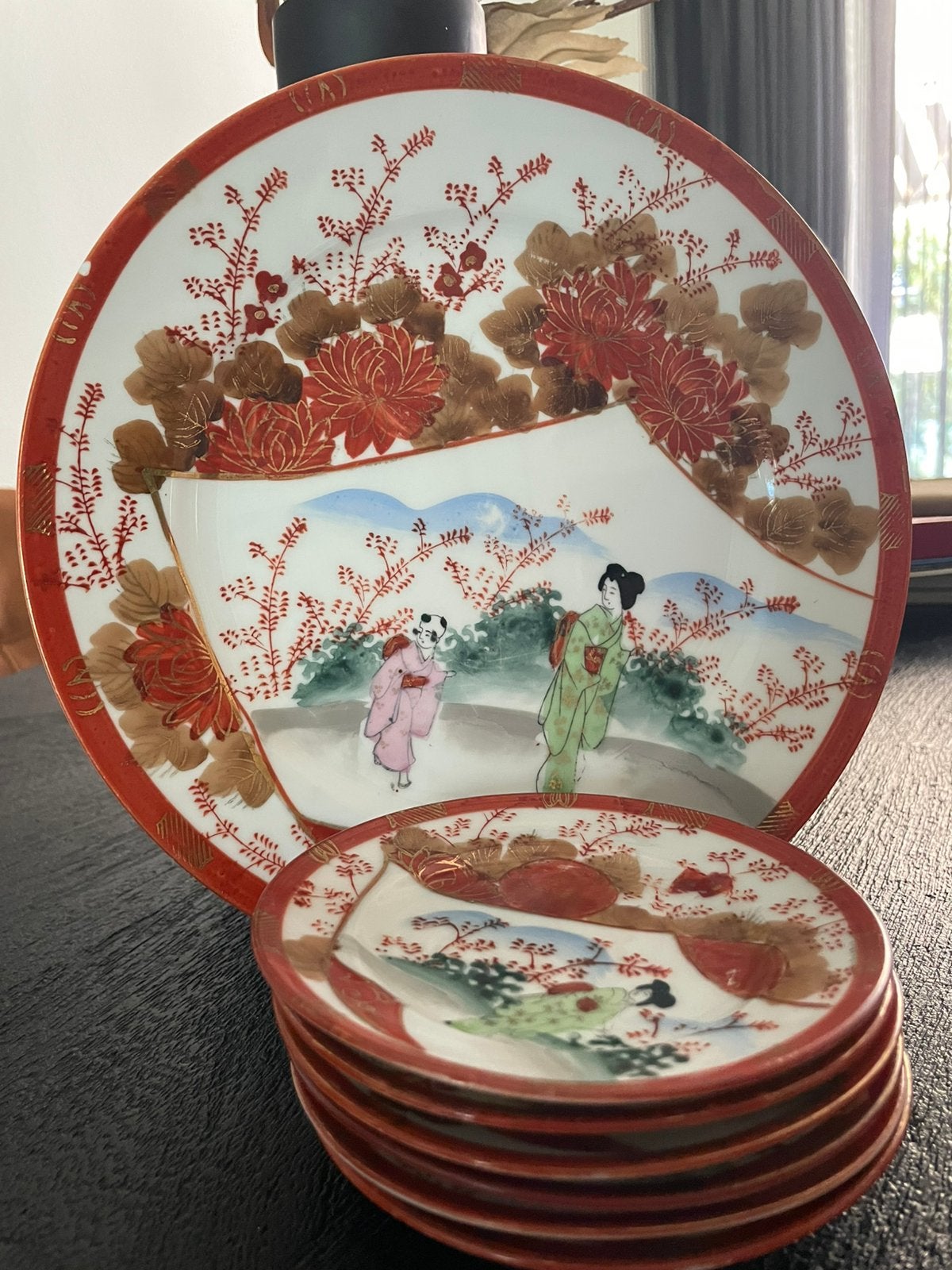 Gebakstel met Japanse print, Ophalen of Verzenden