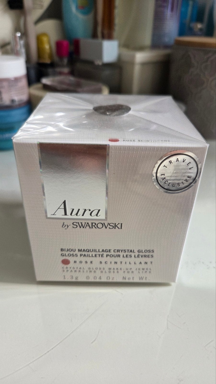 Aura by Swarovski Crystal Gloss - Rose Scintillant, Lippen, Nieuw, Ophalen of Verzenden, Make-up