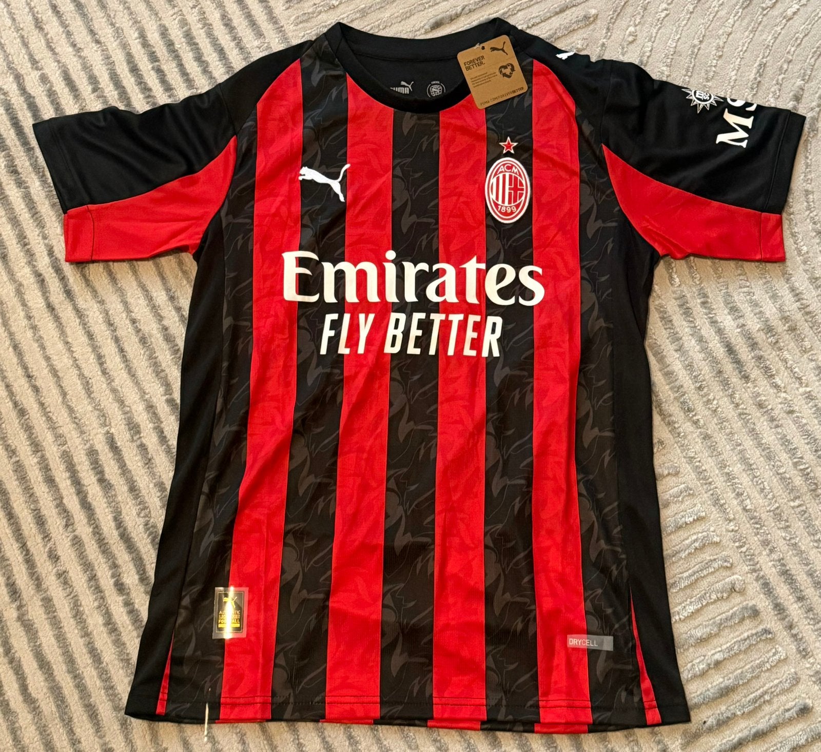 AC Milan Thuisshirt Maat M - Nieuw met labels, Maat M, Verzenden, Nieuw, Shirt