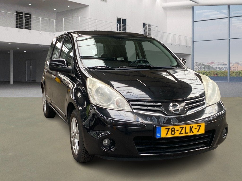 Nissan Note 1.4 16V 2011 Zwart, Auto's, Nissan, Bedrijf, Te koop, Note, ABS, Airbags, Airconditioning, Alarm, Automatische klimaatregeling