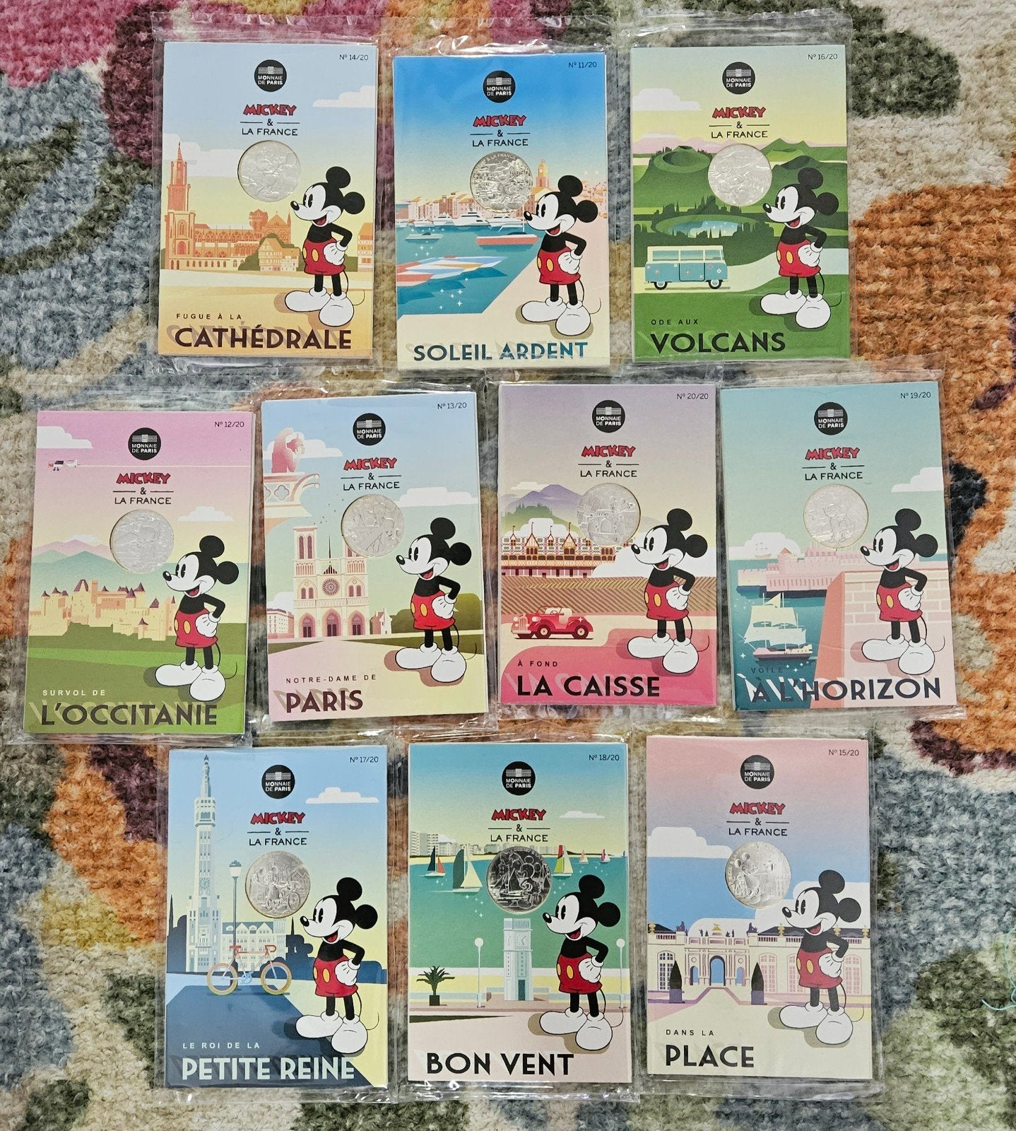 Set mickey mousse in zilver, Ophalen of Verzenden, Nieuw