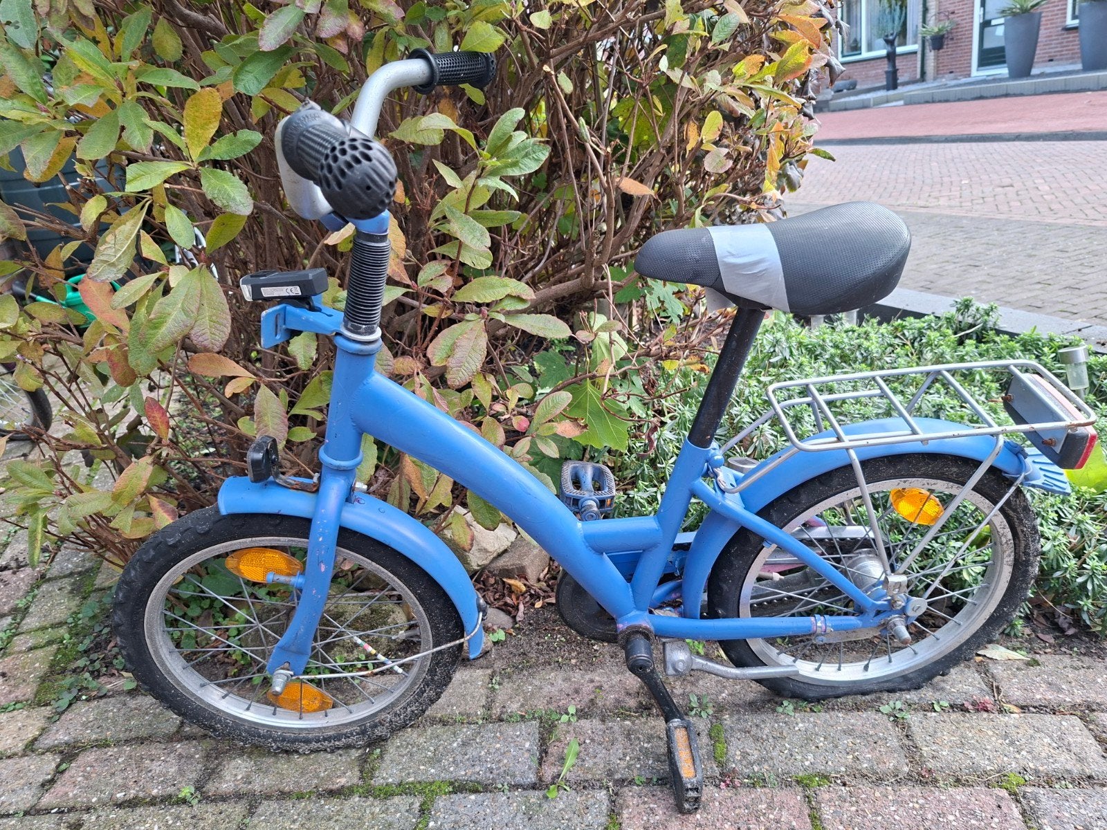 kleine jongensfiets, Ophalen, Gebruikt, Terugtraprem, Minder dan 16 inch