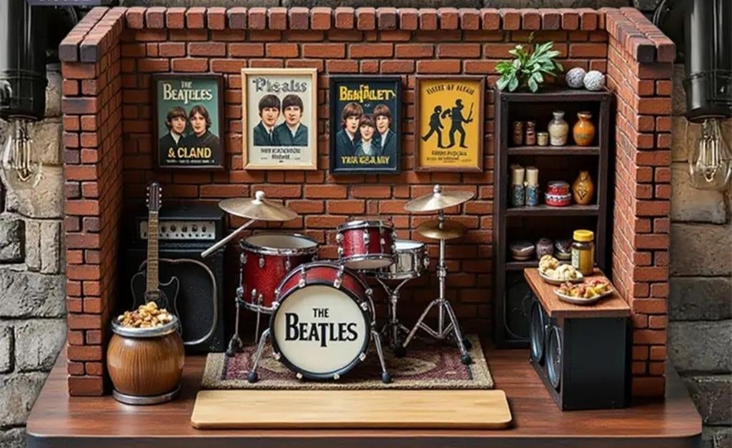 Beatles element 28 cm breed, Ophalen of Verzenden, Zo goed als nieuw