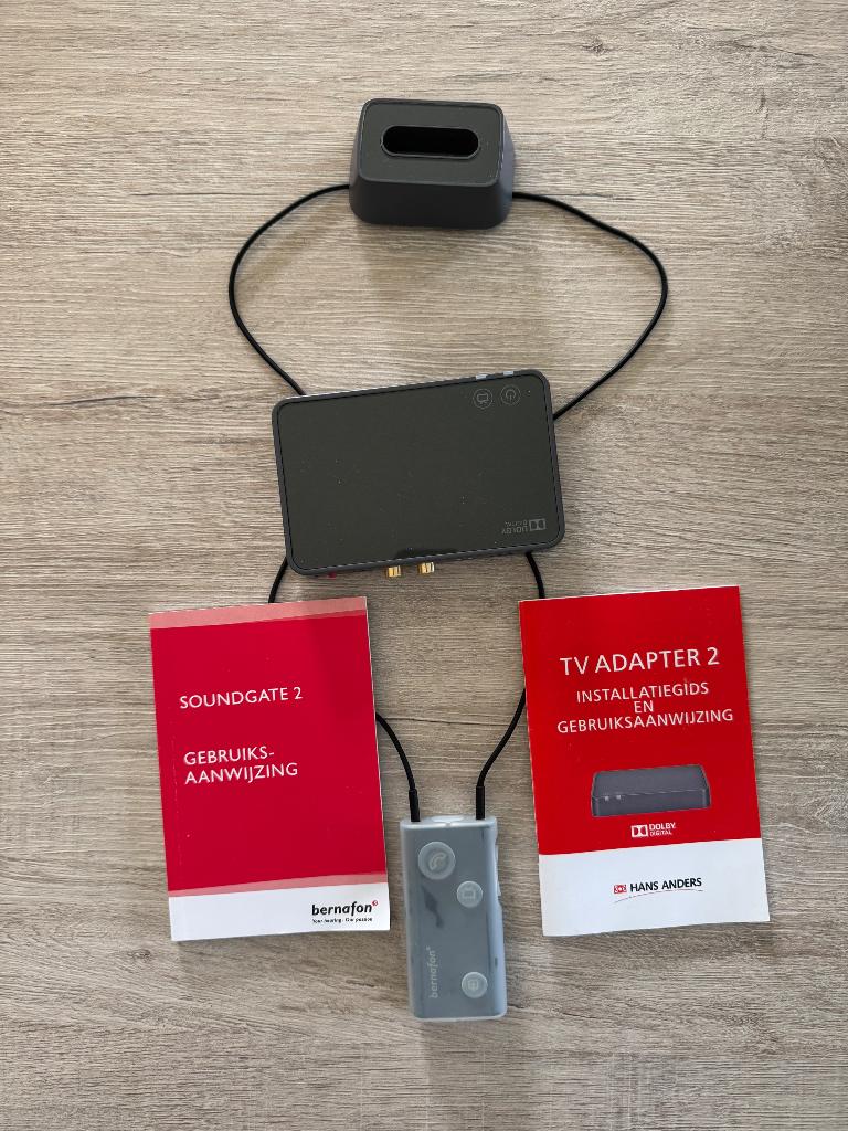 Bernafon TV adapter + Soundgate 2 GRATIS, Ophalen, Gebruikt, Overige merken