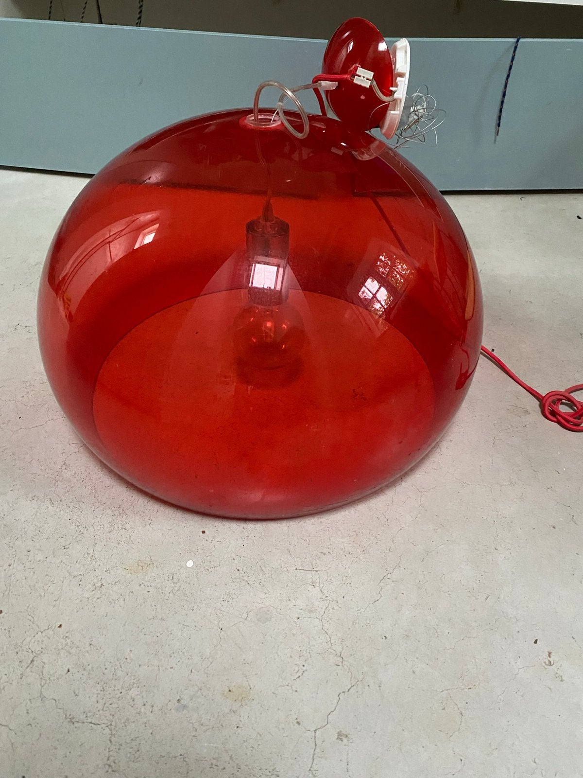 Kartell Fly lamp., Gebruikt, Glas, Modern, E27 (groot)