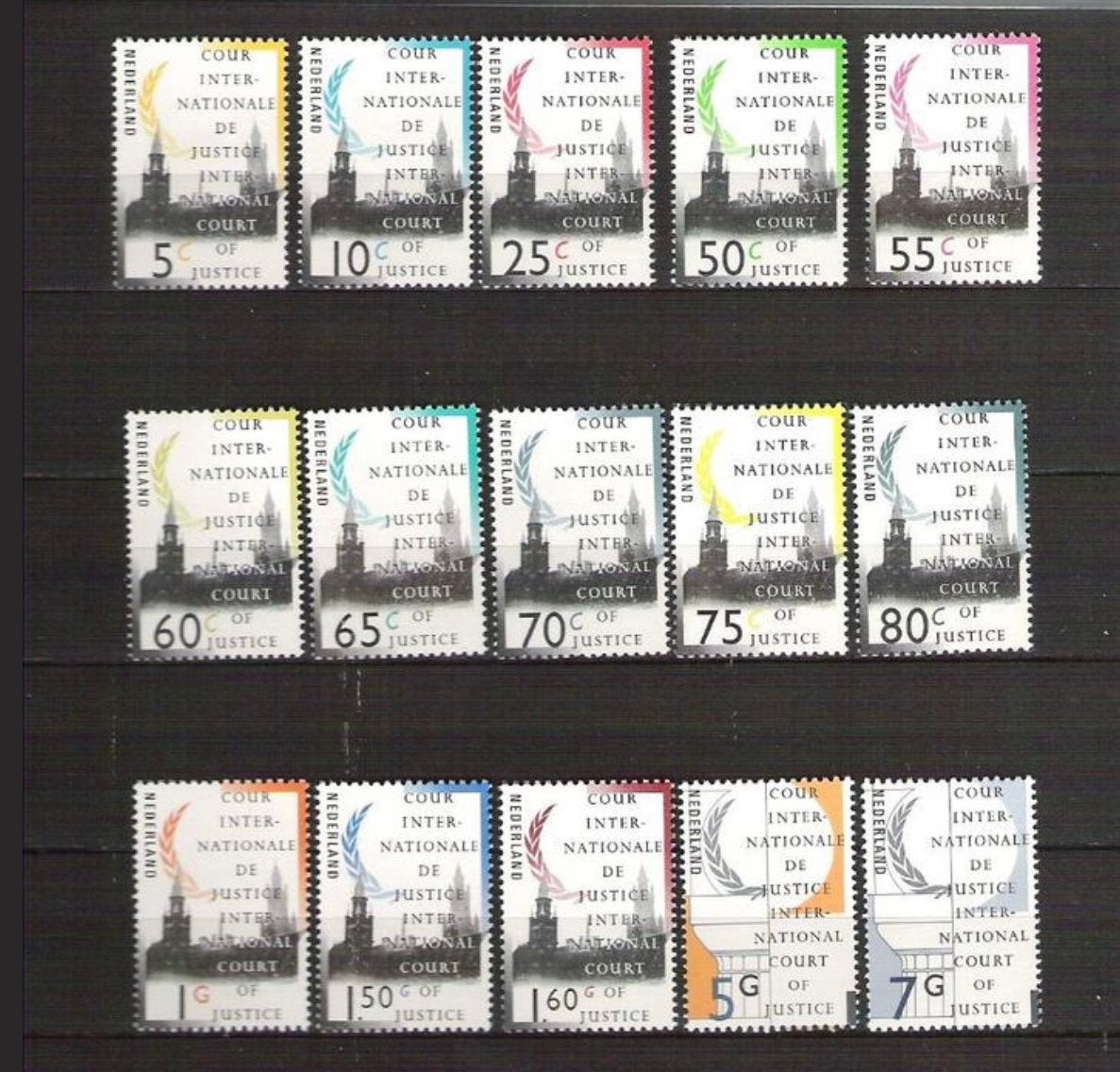 950 nederland 1989 dienstzegels d44 t/m d58 - postfris, Postzegels en Munten, Ophalen of Verzenden, Na 1940, Postfris