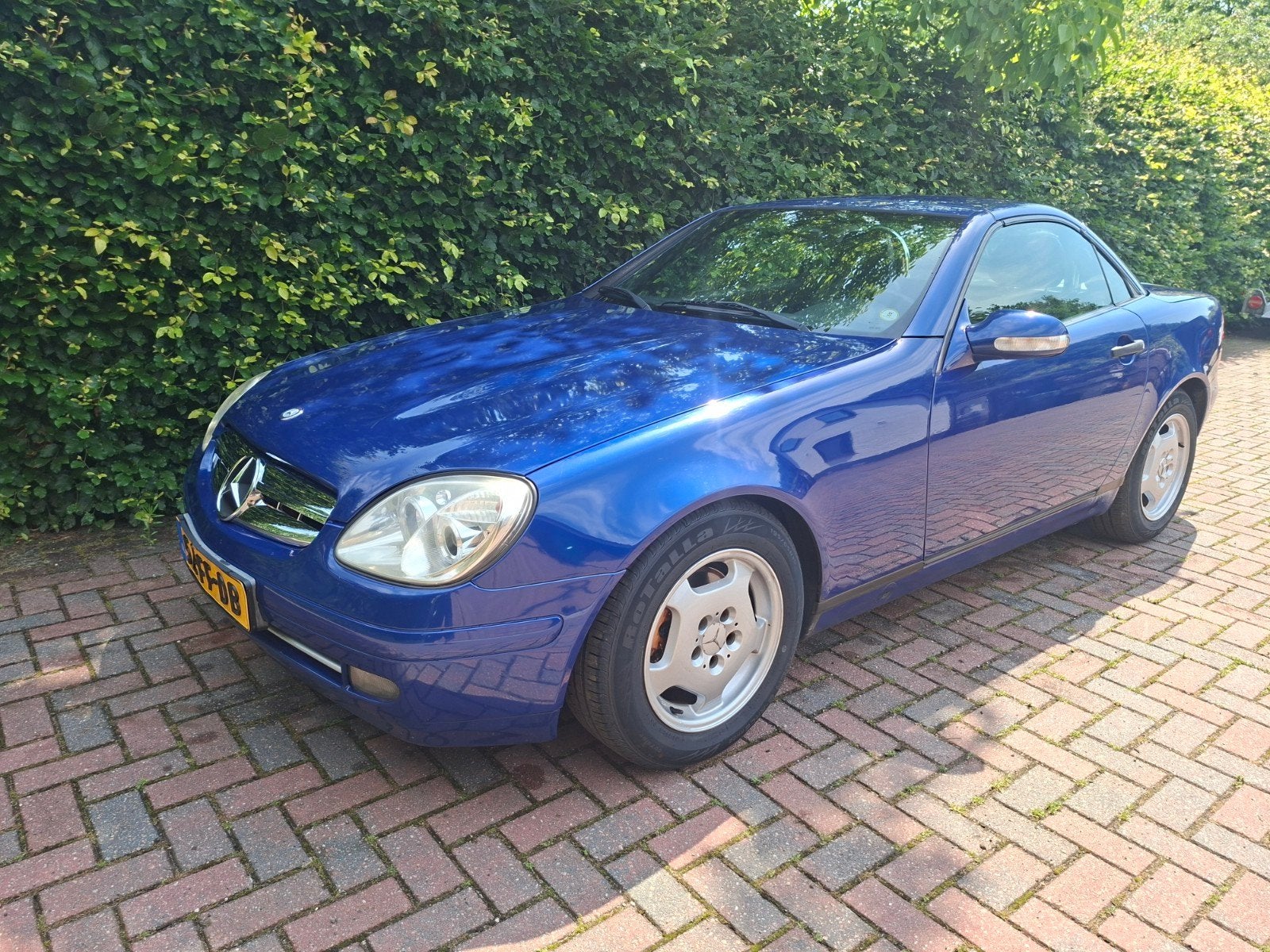 Mercedes-Benz SLK 2.0 Slk200 Roadster AUTOMAAT Blauw, Auto's, Automaat, 1998 cc, 4 cilinders, Cabriolet