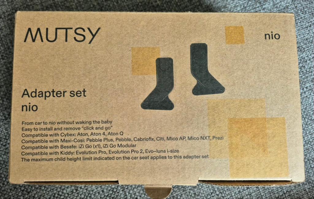 Mutsy mio adapter set, Ophalen of Verzenden, Nieuw, Overige merken, Overige methoden