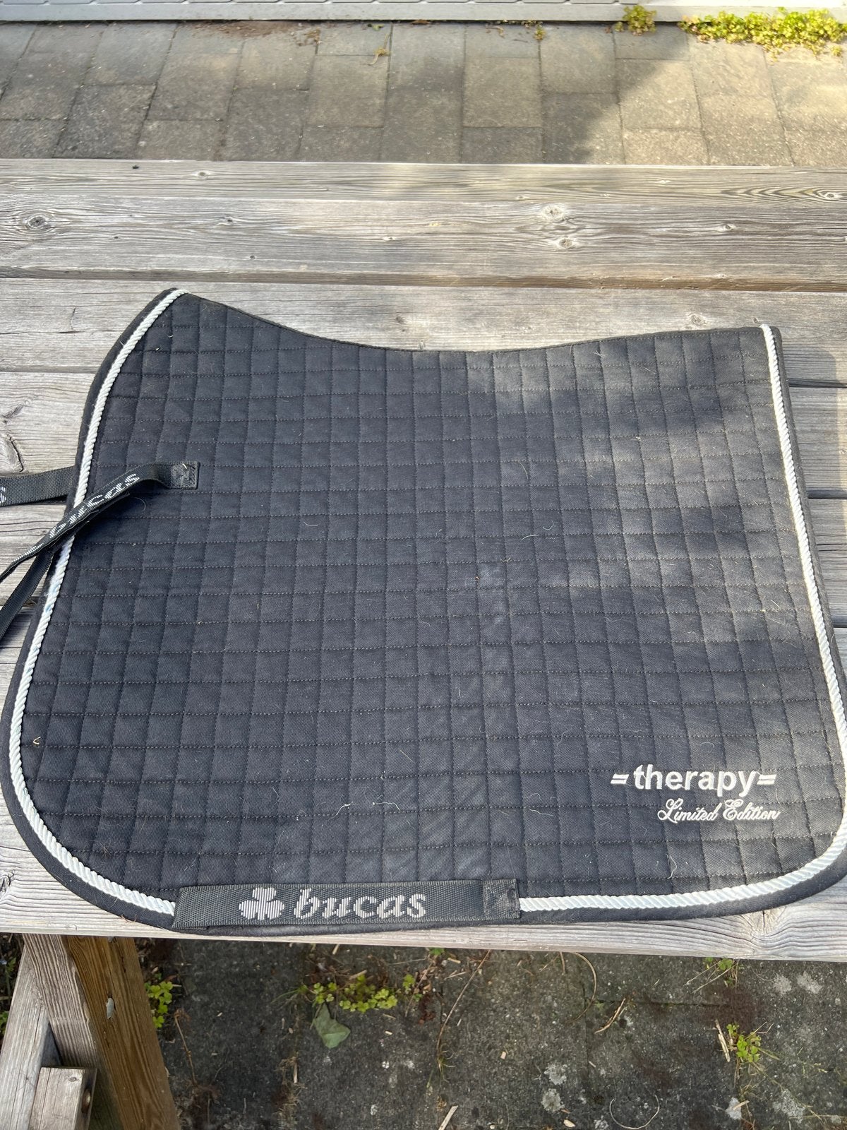 Bucas therapy full dressuur, Dieren en Toebehoren, Ophalen of Verzenden, Zo goed als nieuw, Zwart, Full (L)