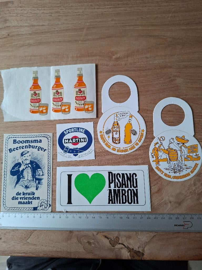 Stickers sterke dranken, Verzamelen, Ophalen of Verzenden, Zo goed als nieuw, Merk