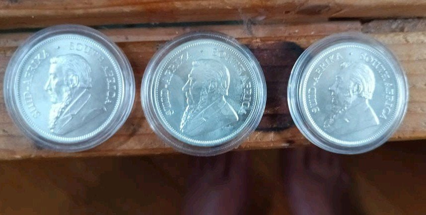 Krugerrand 2023 -1oz zilver 99.9, Ophalen of Verzenden, Overige landen, Overige waardes, Zilver