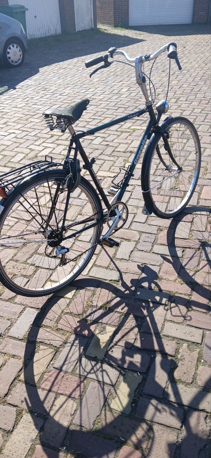 Gazelle Herenfiets, Gebruikt, Versnellingen, Ophalen of Verzenden, 57 tot 61 cm