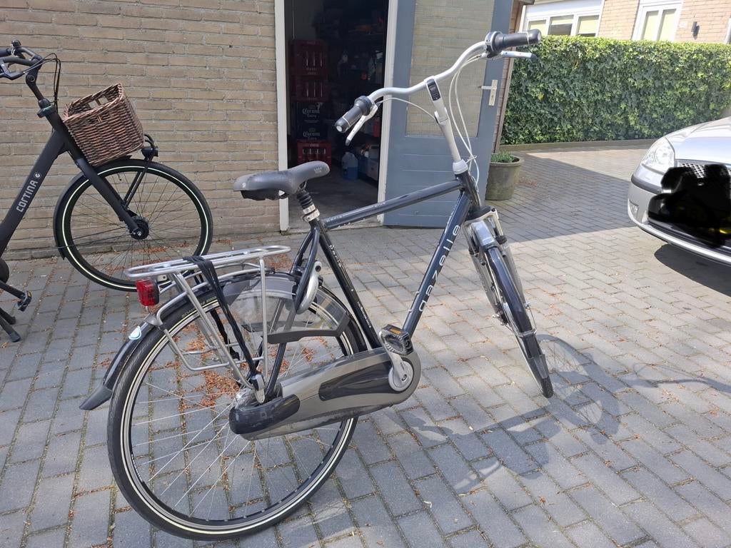 Gazelle Paris Plus herenfiets, Ophalen, Gebruikt, Velgrem, Versnellingen