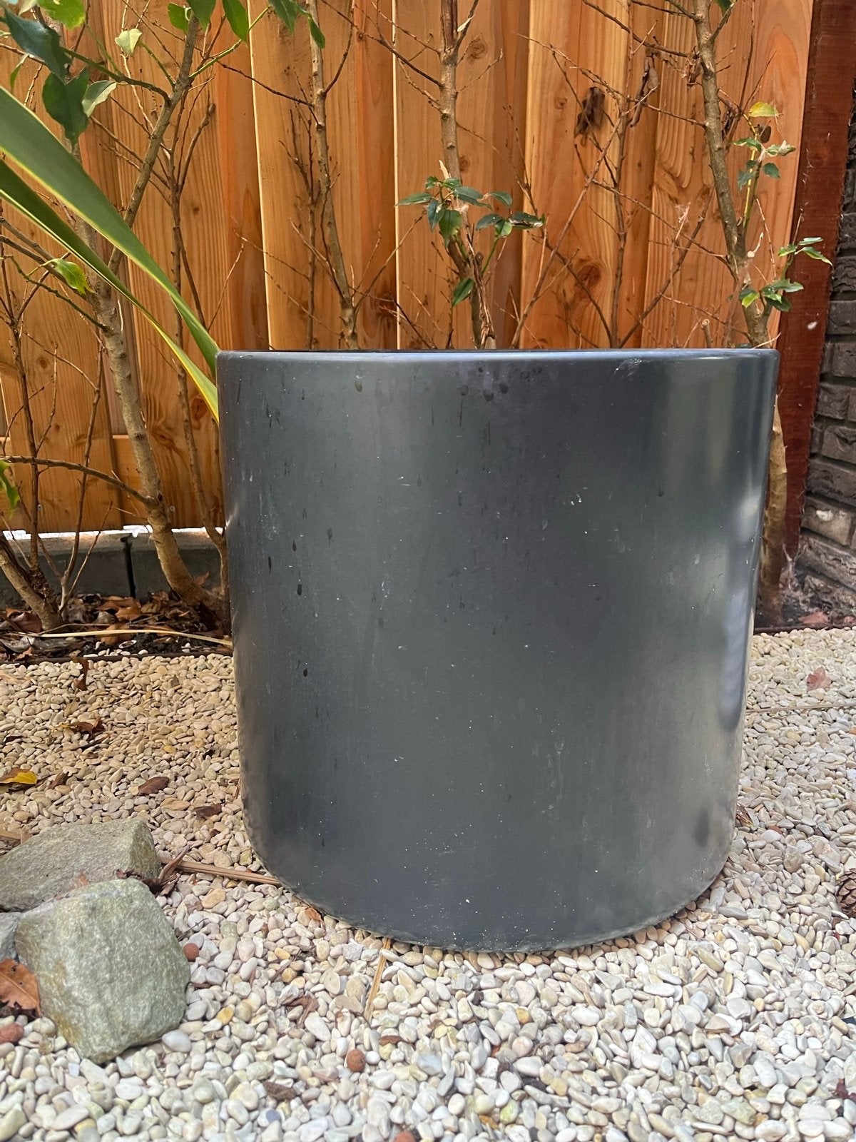 Grote zwarte plantenpot / bloempot, Ophalen, Kunststof, Gebruikt, 40 cm of meer
